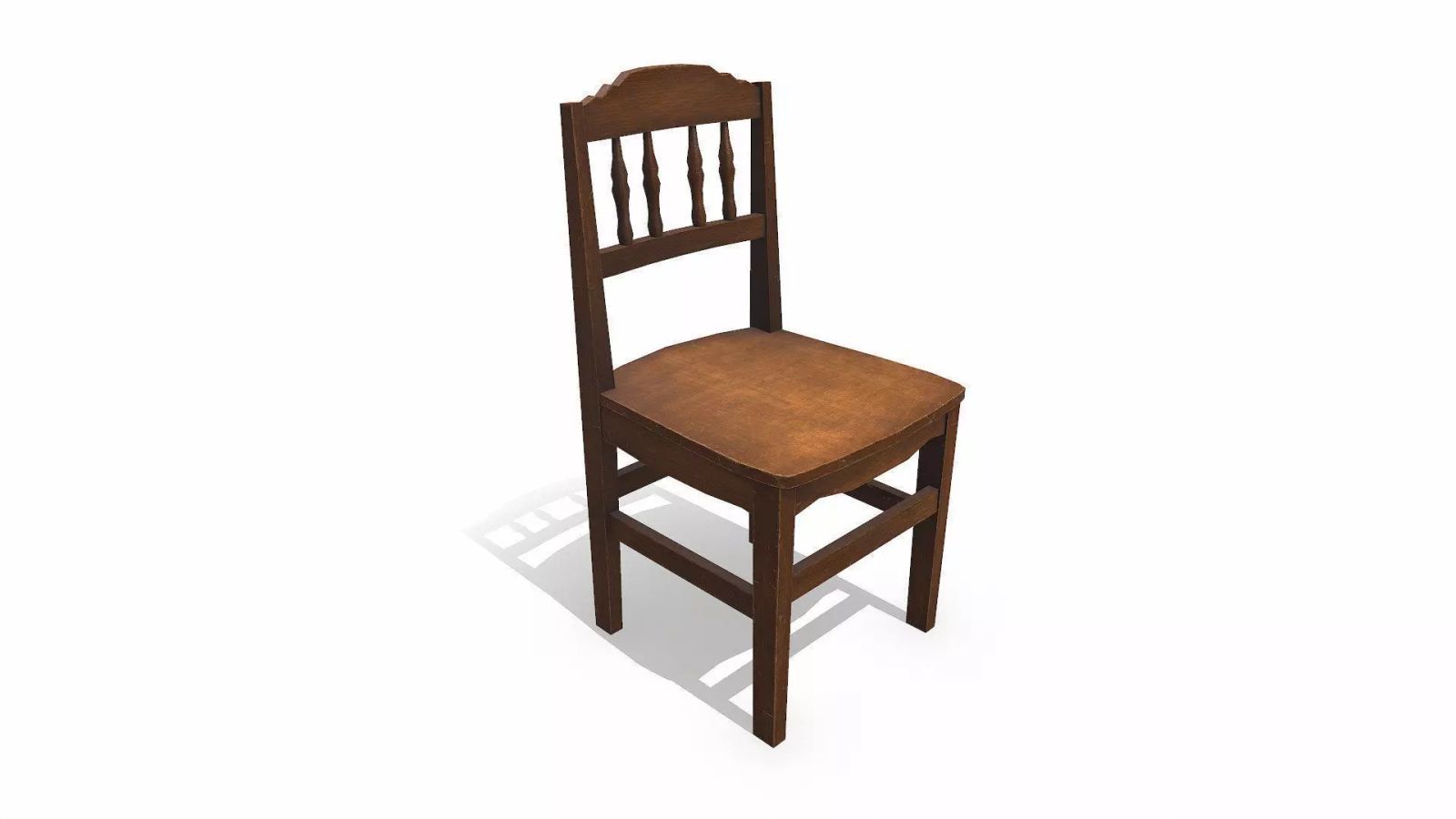 Old wooden chair - កៅអីឈើ