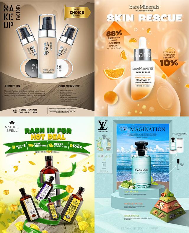 Cosmetic Group Product Poster