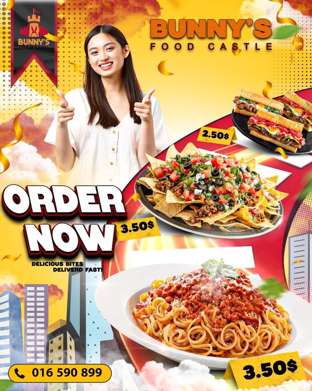 Food Castle Restaurant Poster