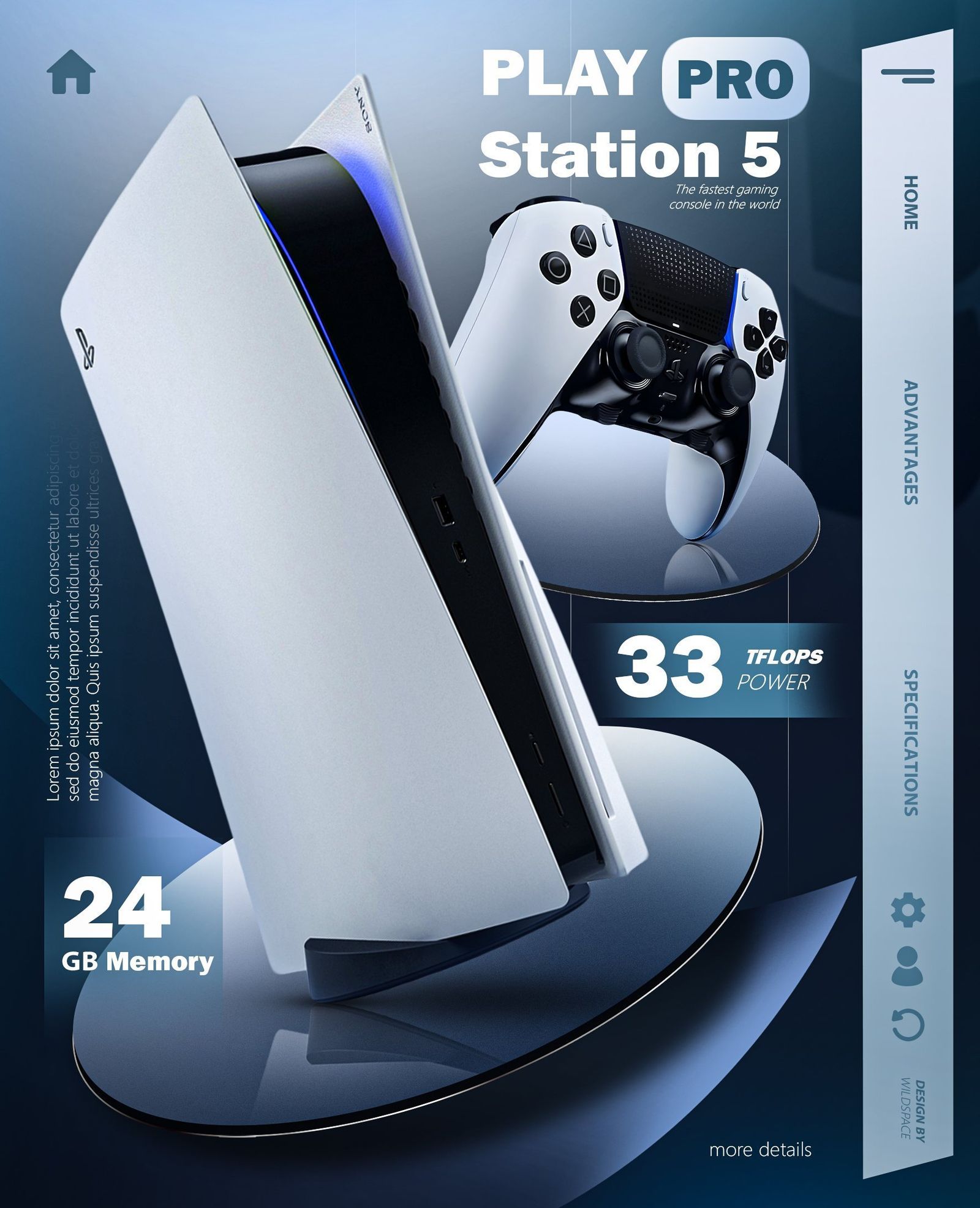 PS5 Gaming Poster