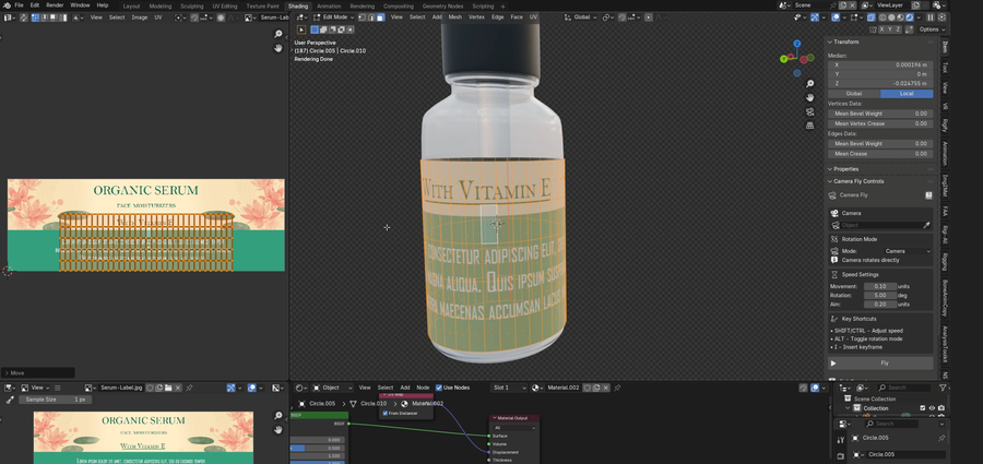 Video editing and 3D modeling showcase frame 1